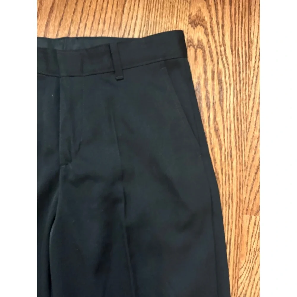 VanHeusen Youth Boys Dress Pants Black size 12 Front and Back Packets